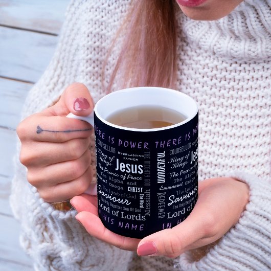 Mug Le nom puissant de Jésus chrétien