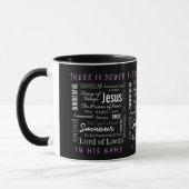 Mug Le nom puissant de Jésus chrétien (Gauche)