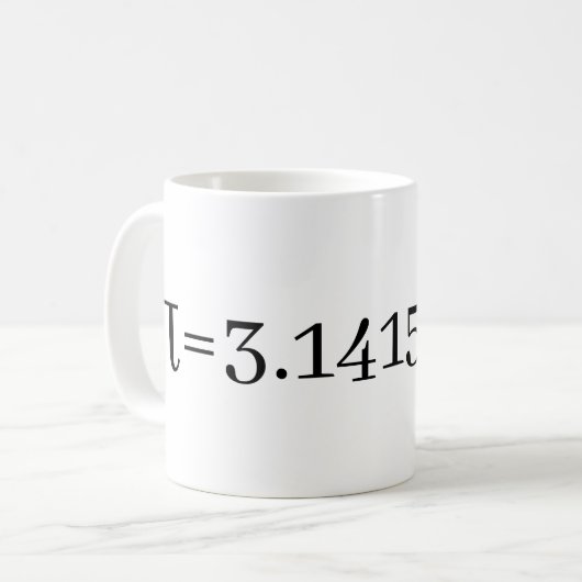Mug Le nombre Pi Math & Science Amateurs (Devant gauche)