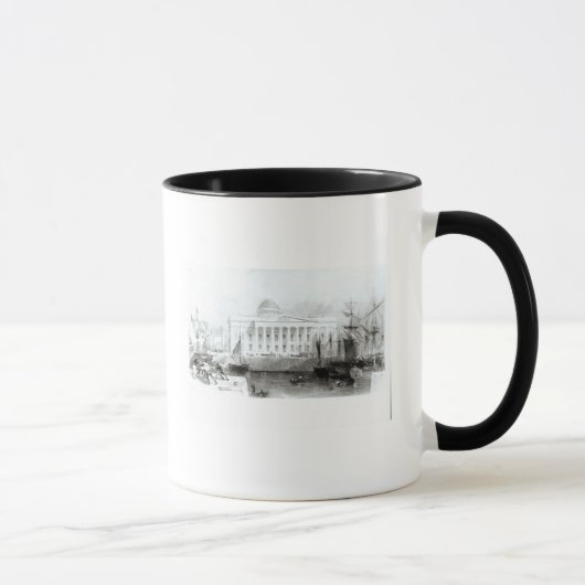 Mug Le nouveau bureau de douane, Liverpool, c.1830 (Droite)