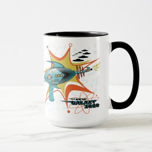 Mug Le nouveau jeu de rayons Galaxy 3000 (Droite)