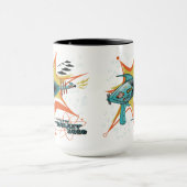 Mug Le nouveau jeu de rayons Galaxy 3000 (Centre)