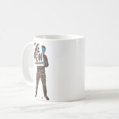 Mug Le nouveau signe de pornographes (Devant gauche)