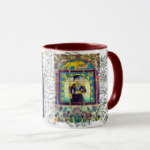 Mug Le palais du Golestan en tuiles persanes (Devant droit)