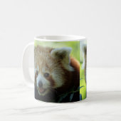 Mug Le panda rouge est éveillé ! (Devant gauche)