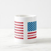 Mug Le panier du drapeau américain de Deplorables (Centre)