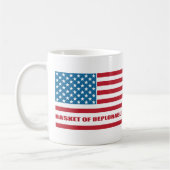Mug Le panier du drapeau américain de Deplorables (Gauche)