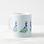 Mug : Le paon (Devant gauche)