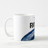 Mug Le PAPA de *~* bascule l'agate bleue lapidaire de (Gauche)