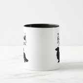 Mug Le papa de teckel à longs poils le plus génial du (Centre)