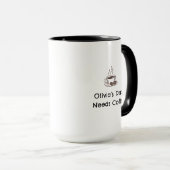 Mug Le papa d'Olivia | Cadeau pour parent avec nom per (Devant droit)