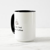 Mug Le papa d'Olivia | Cadeau pour parent avec nom per (Devant gauche)