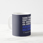 MUG LE PAPA DU MÉCANICIEN D'AVIATION (Devant gauche)
