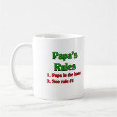 Mug Le papa est le patron (Gauche)