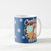 Mug Le papa le plus frais jamais ! (Devant droit)