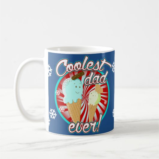 Mug Le papa le plus frais jamais ! (Gauche)