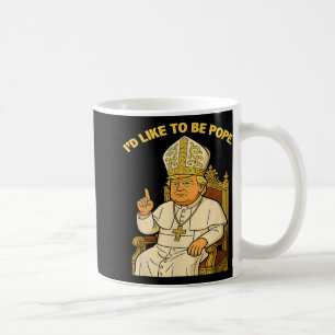 Mug Le pape Trump drôle Trump Vatican Christian Retro