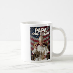Mug Le pape Trump drôle Trump Vatican Christian Retro