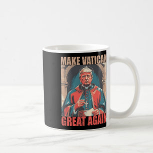 Mug Le pape Trump drôle Trump Vatican Christian Retro