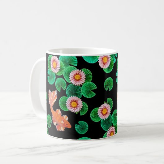 Mug Le papier Koi Pond (Devant gauche)