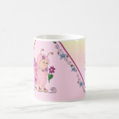 Mug Le papillon de roses personalisiert (Centre)