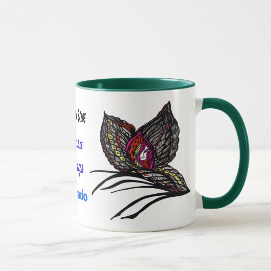 Mug Le papillon latéral sauvage (Droite)