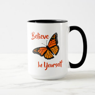 Mug Le papillon Monarque orange "Crois-Toi"