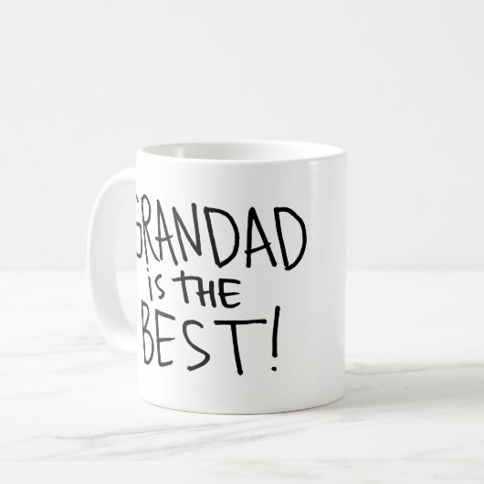 Mug Le papy est le meilleur ! (Devant gauche)