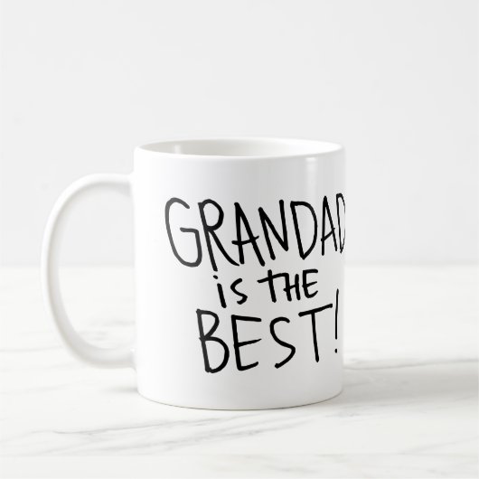 Mug Le papy est le meilleur ! (Gauche)