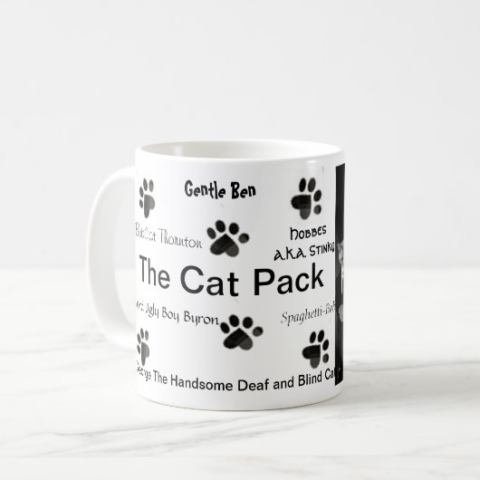 Mug Le paquet de chat (Devant gauche)