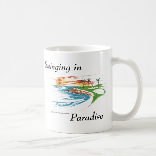 Mug Le paradis du golfeur (Droite)