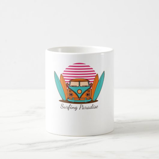 Mug Le paradis du surf (Centre)