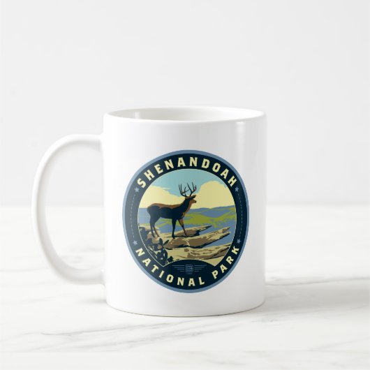 Mug Le Parc national de Shenandoah (Gauche)