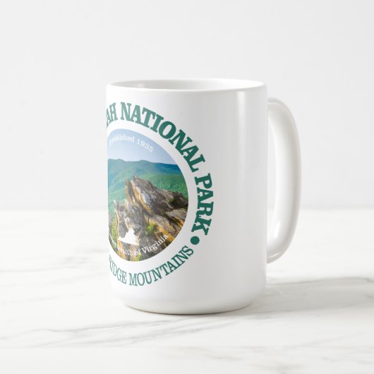 Mug Le Parc national de Shenandoah (Devant droit)
