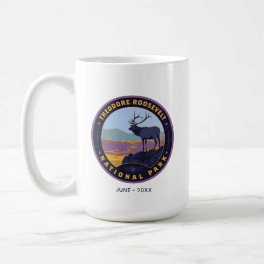 Mug Le Parc national de Theodore Roosevelt (Gauche)