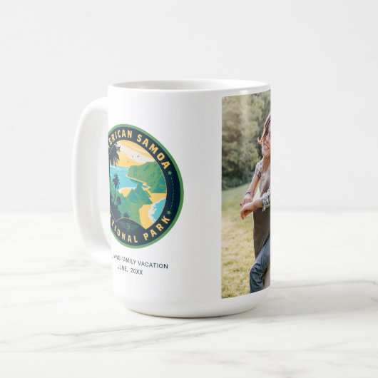 Mug Le Parc national des Samoa américaines (Devant gauche)