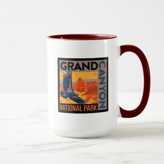 Mug Le Parc national du Grand Canyon | Condor (Droite)