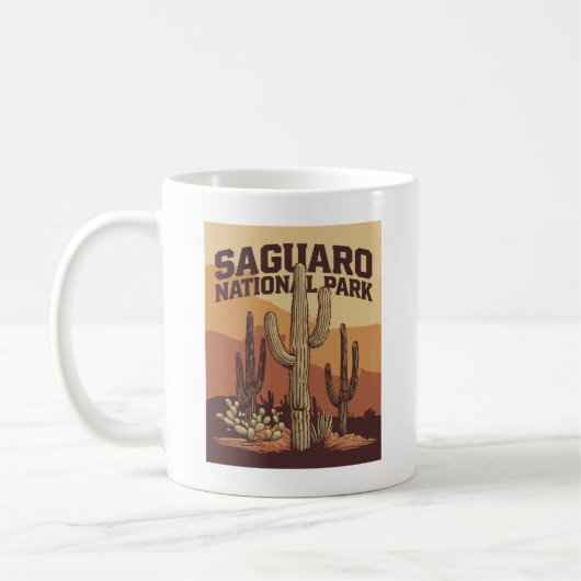 Mug Le Parc national du Saguaro (Gauche)