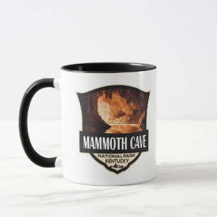 Mug Le parc national Mammoth Cave Illustration Art rét