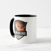 Mug Le parc national Mammoth Cave Illustration Art rét (Devant gauche)