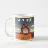 Mug Le Parc national vintage Arches (Gauche)