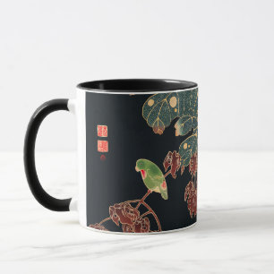 Mug Le paroquet d'Ito Jakuchu Art japonais des oiseaux
