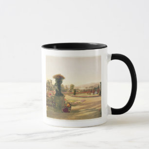 Mug Le Parterre, Trentham Hall fait du jardinage, pub.