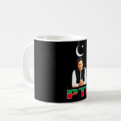 Mug Le Parti PTI pakistanais soutient Imran Khan (Devant gauche)