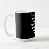 Mug Le passé est allé ..... (Gauche)