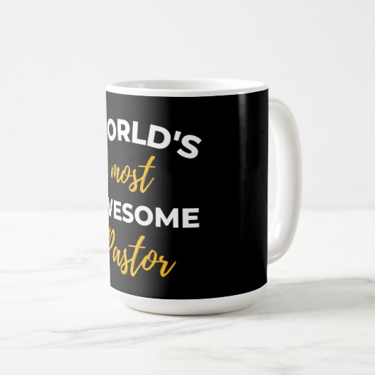 Mug Le Pasteur le plus génial du monde (Devant droit)