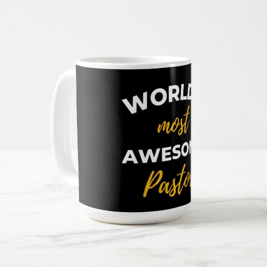 Mug Le Pasteur le plus génial du monde (Devant gauche)
