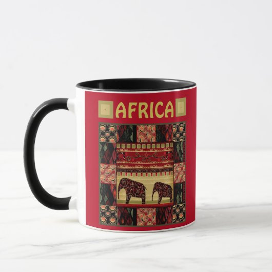 Mug Le patchwork africain (Gauche)