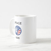 Mug Le patriotique Mike Pence 2024 T-Shirt de l'aigle (Devant gauche)
