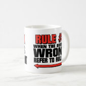 MUG LE PATRON EST TOUJOURS EXACT (Devant droit)